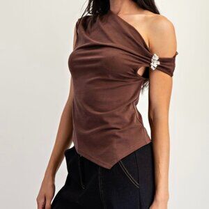 TAKE THE EDGE OFF BROWN DECAL TOP